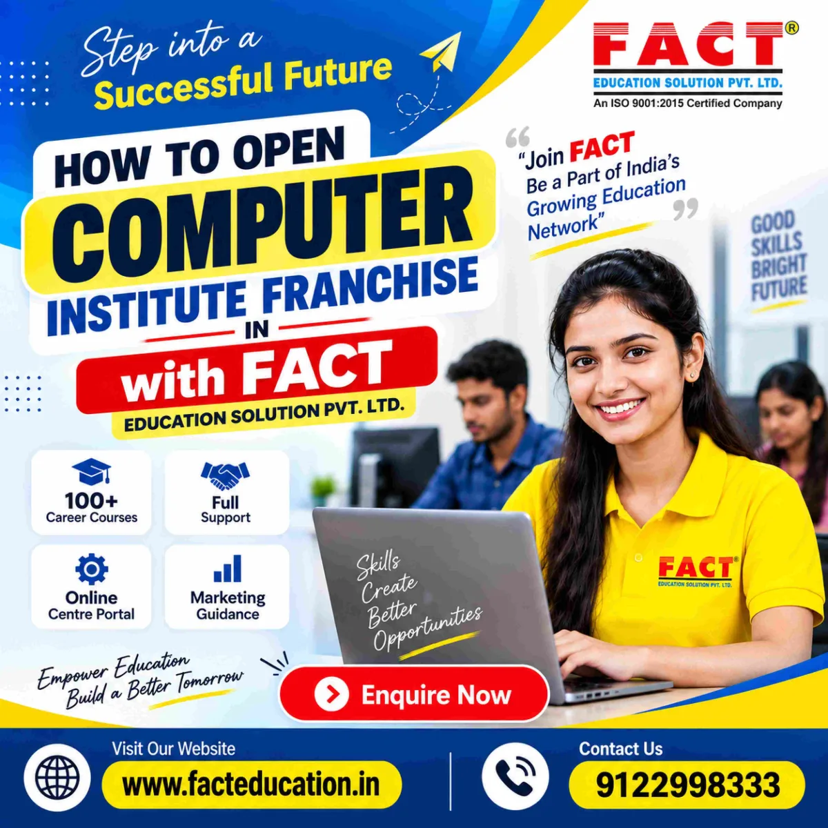 Free of Cost Computer Training Institute Franchise in Village Area of India