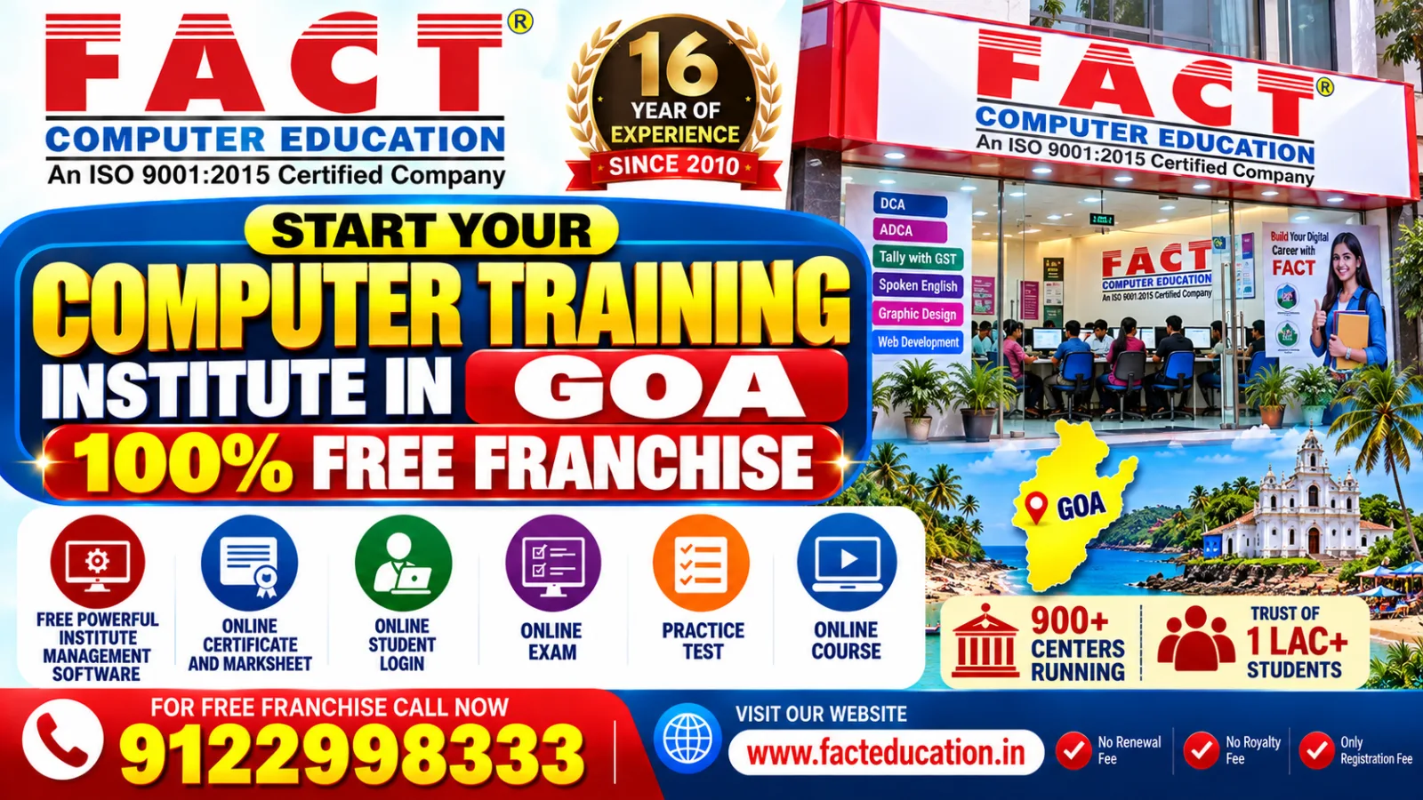 computer training institute franchise in Goa