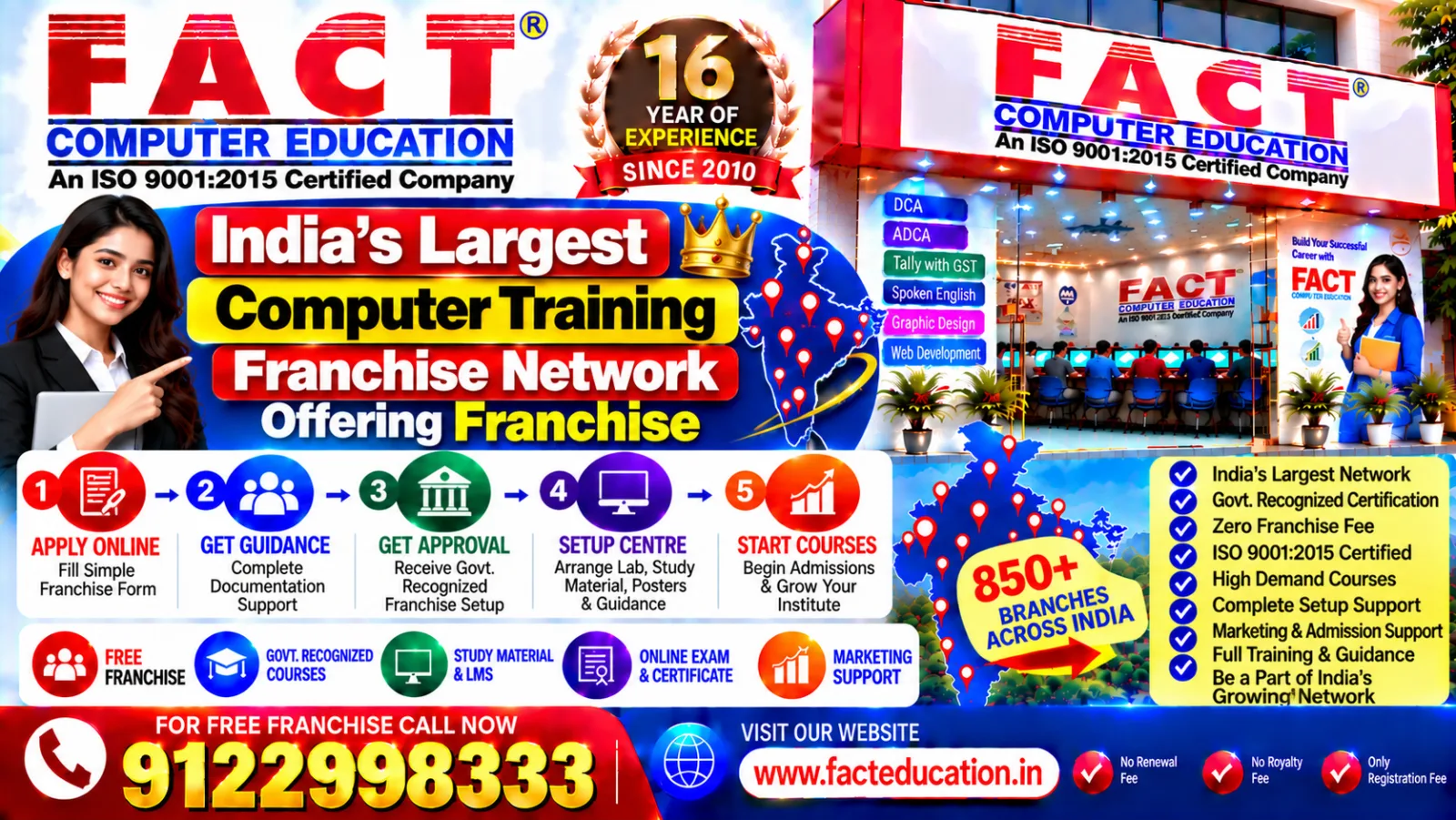 India's largest computer training franchise network offering Franchise