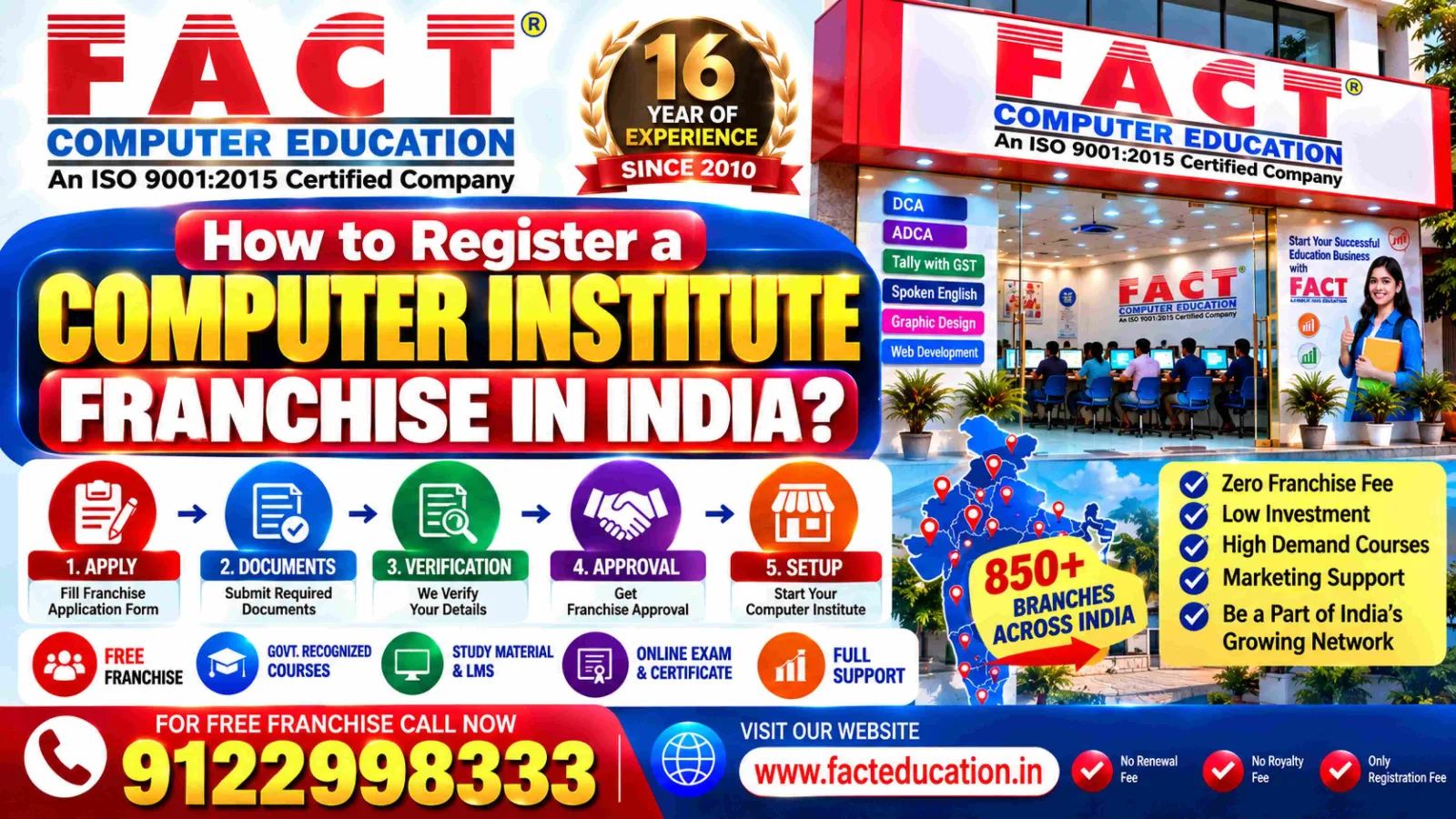 how to start computer training institute franchise in India