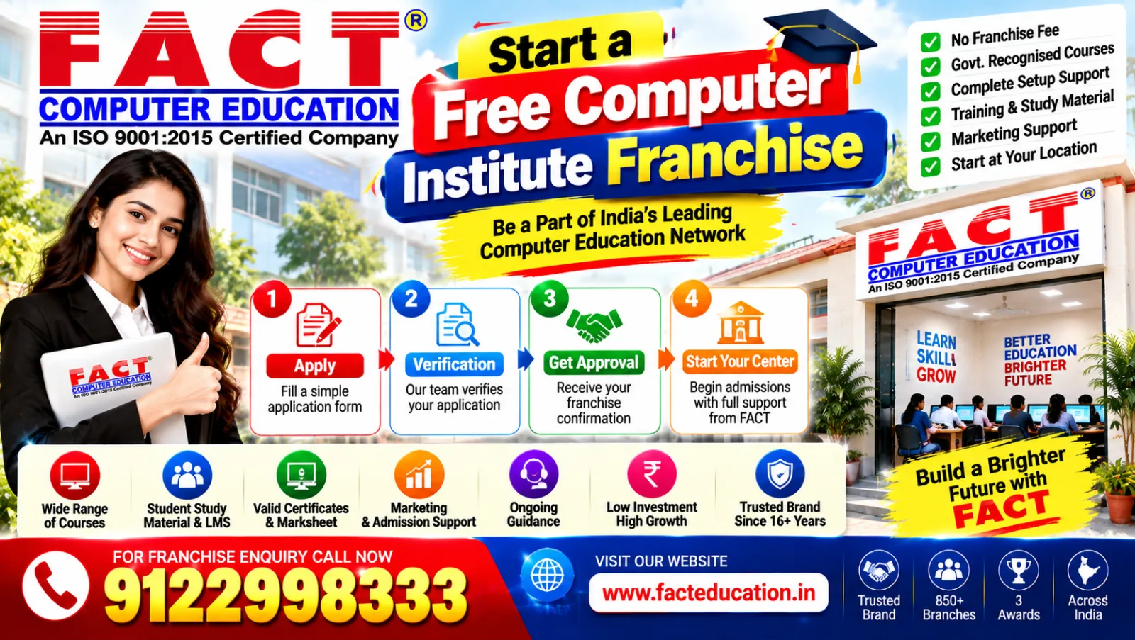 Start a Free Computer Institute Franchise