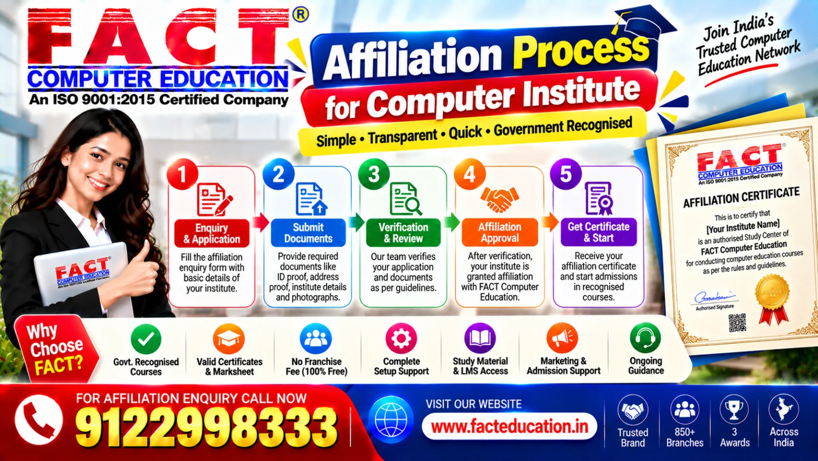 Affiliation Process for computer Institute