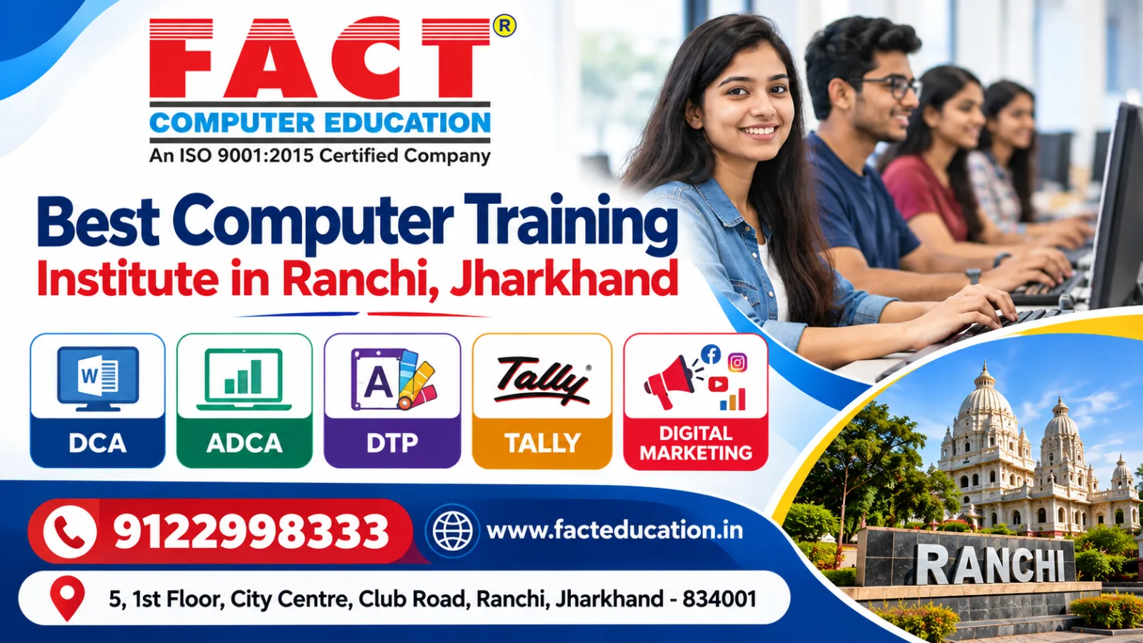 Best Computer Training Institute in Ranchi