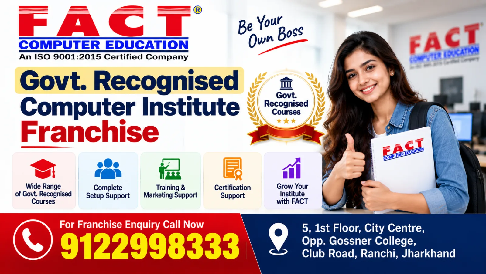 Govt Recognised Computer Institute Franchise