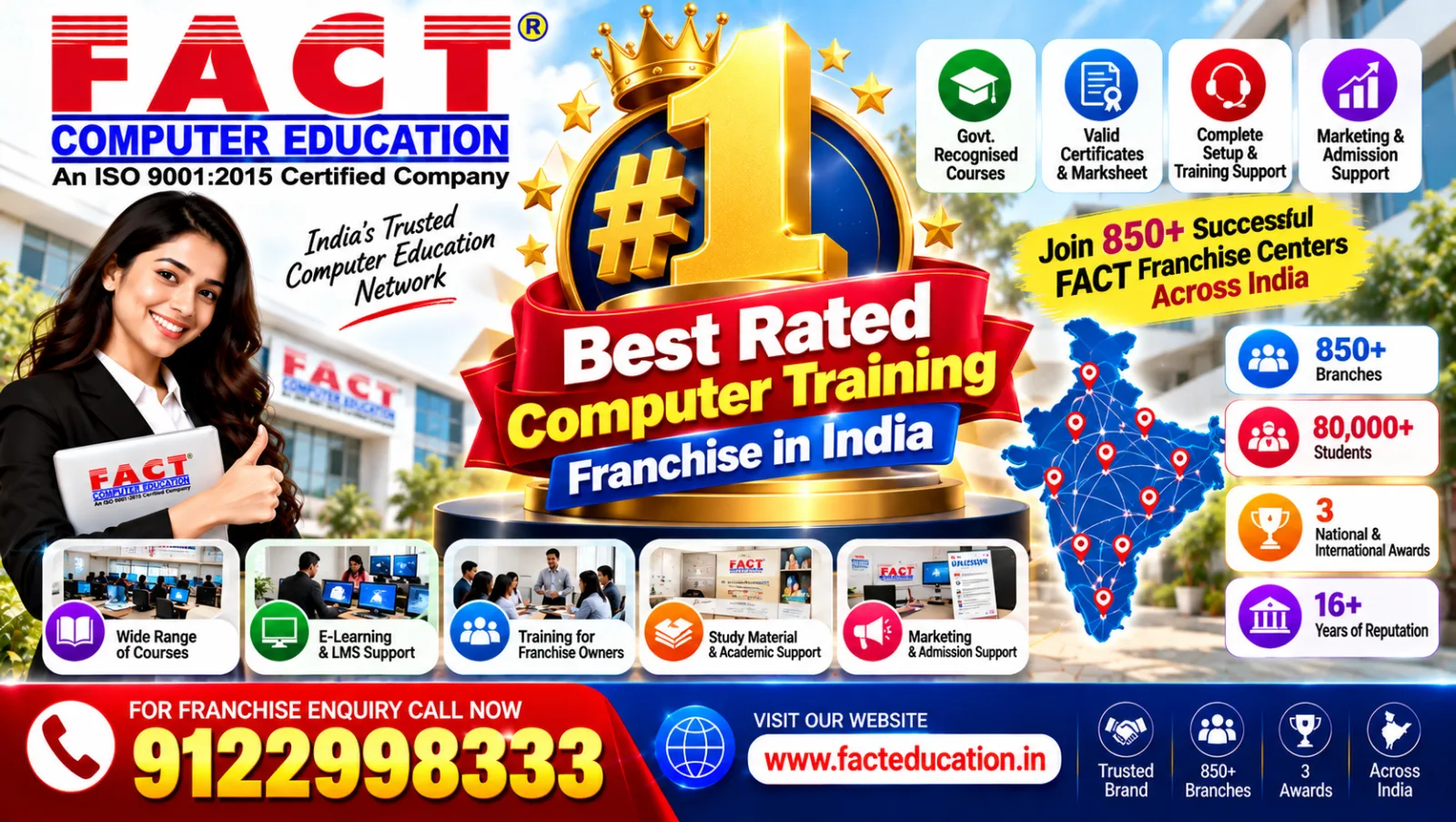 Best Rated Computer Training Franchise in India