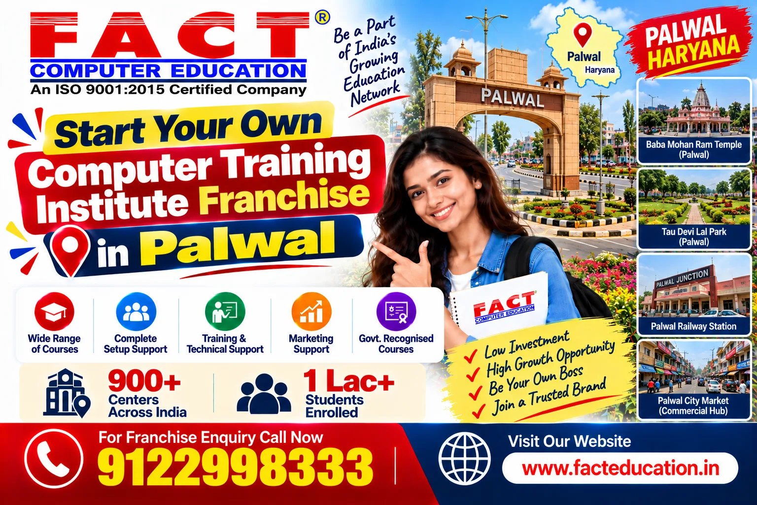 100 % Free Computer Center Franchise in Palwal