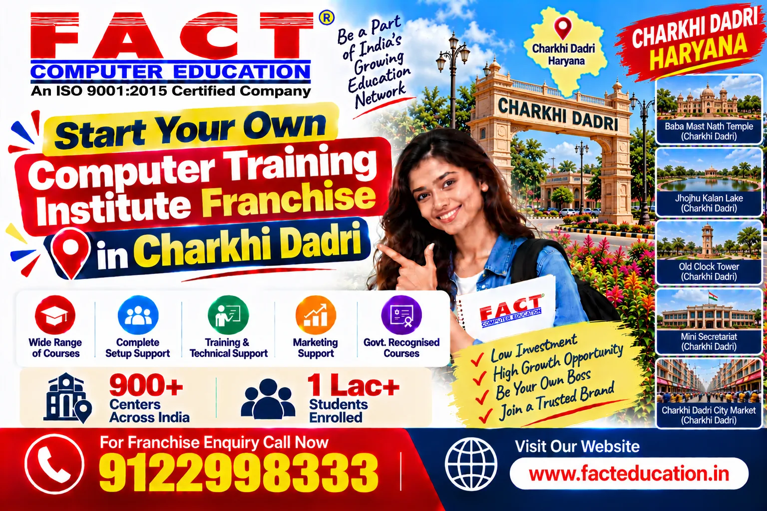 100 % Free Computer Center Franchise in Charkhi Dadri