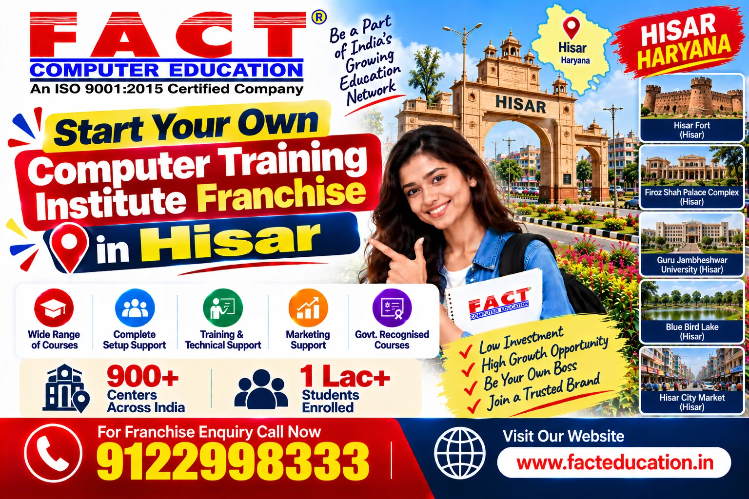 100 % Free Computer Center Franchise in Hisar