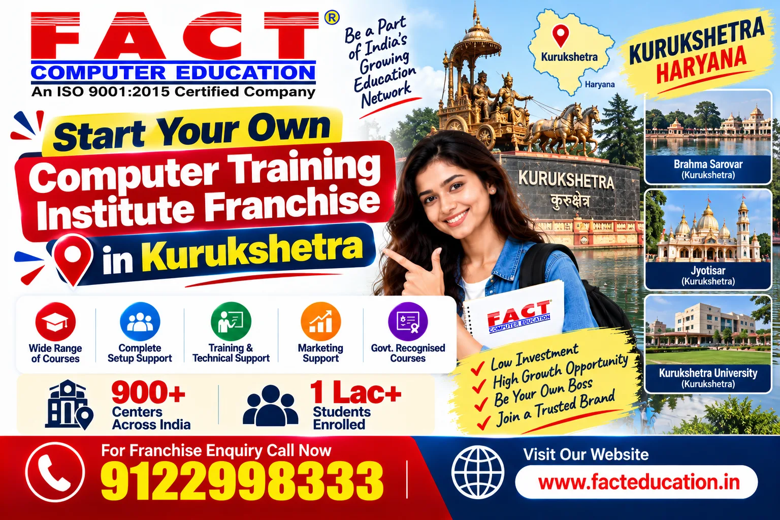 100 % Free Computer Center Franchise in Kurukshetra
