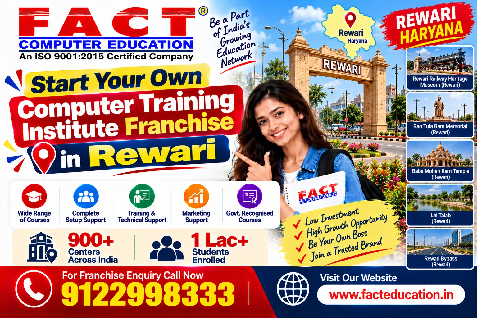 100 % Free Computer Center Franchise in Rewari