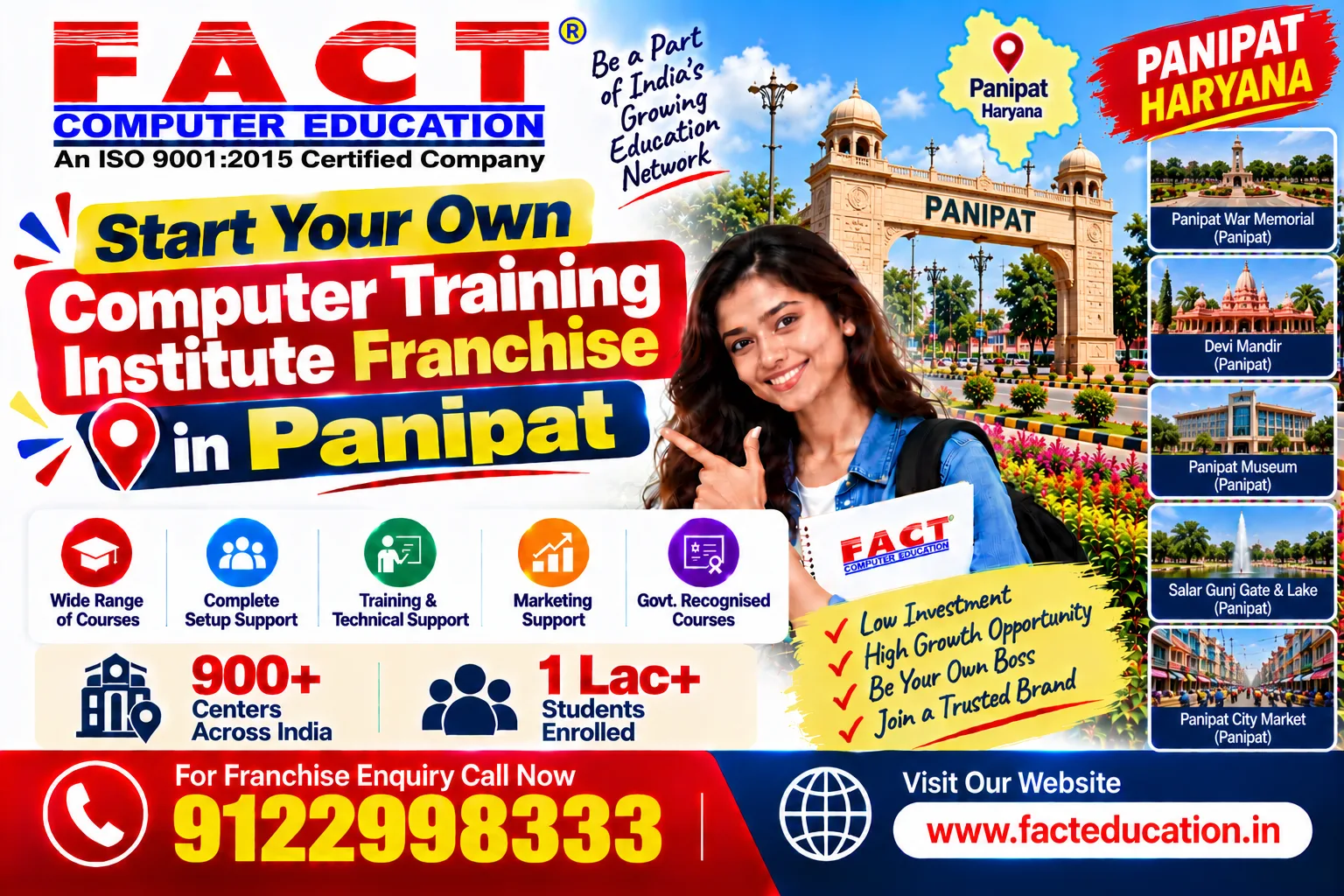100 % Free Computer Center Franchise in Panipat
