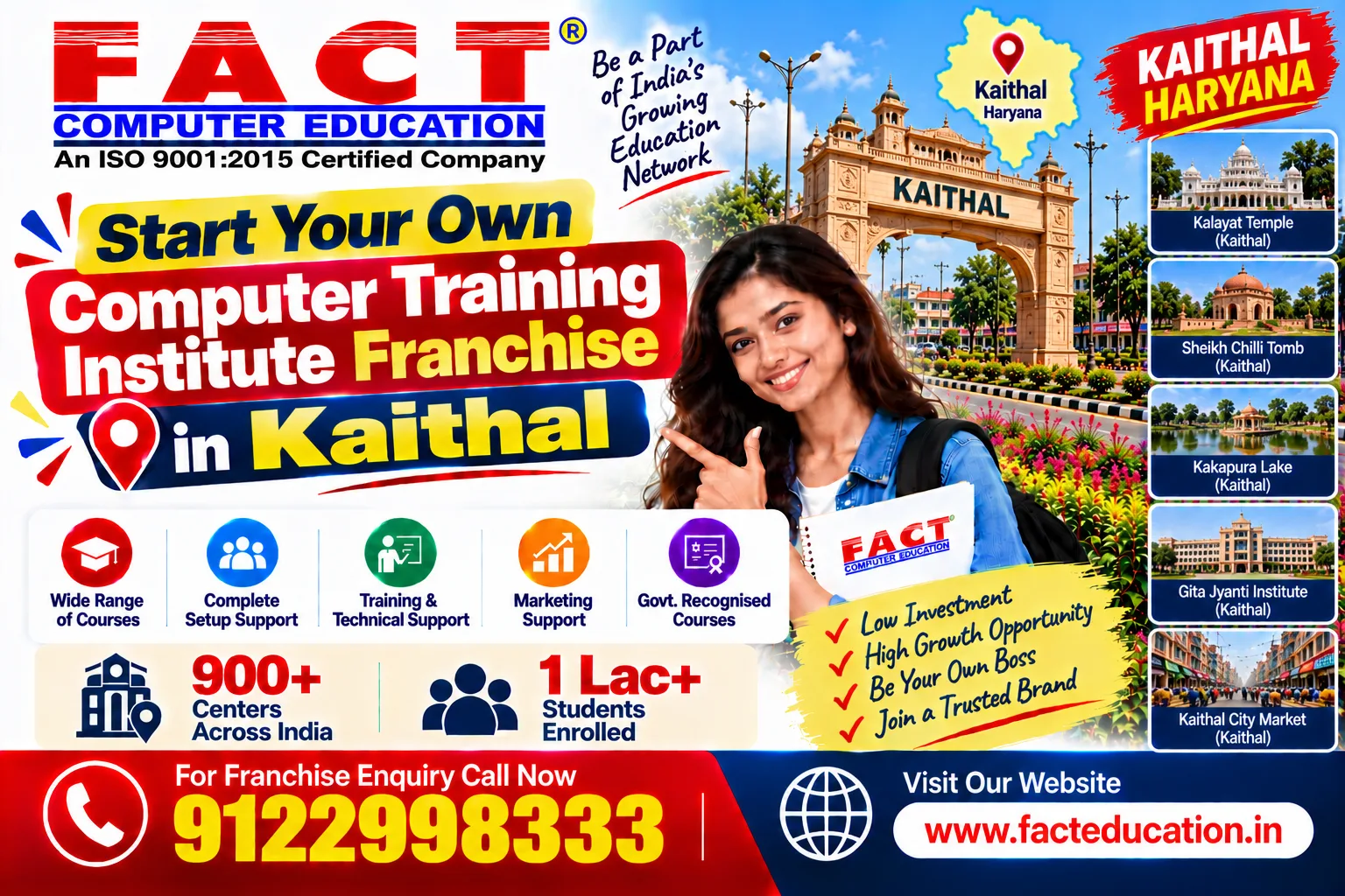 100 % Free Computer Center Franchise in Kaithal